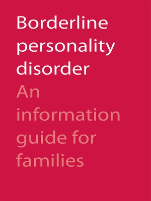 cover image of Borderline Personality Disorder